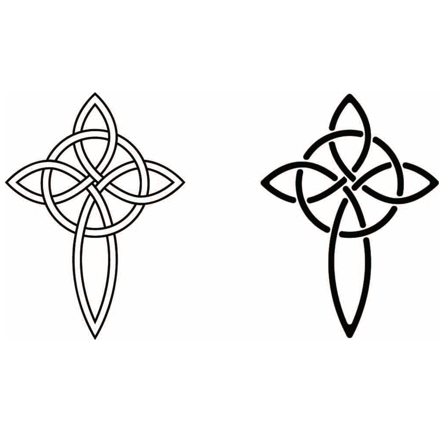 celtic crosses (2 sets of 2)