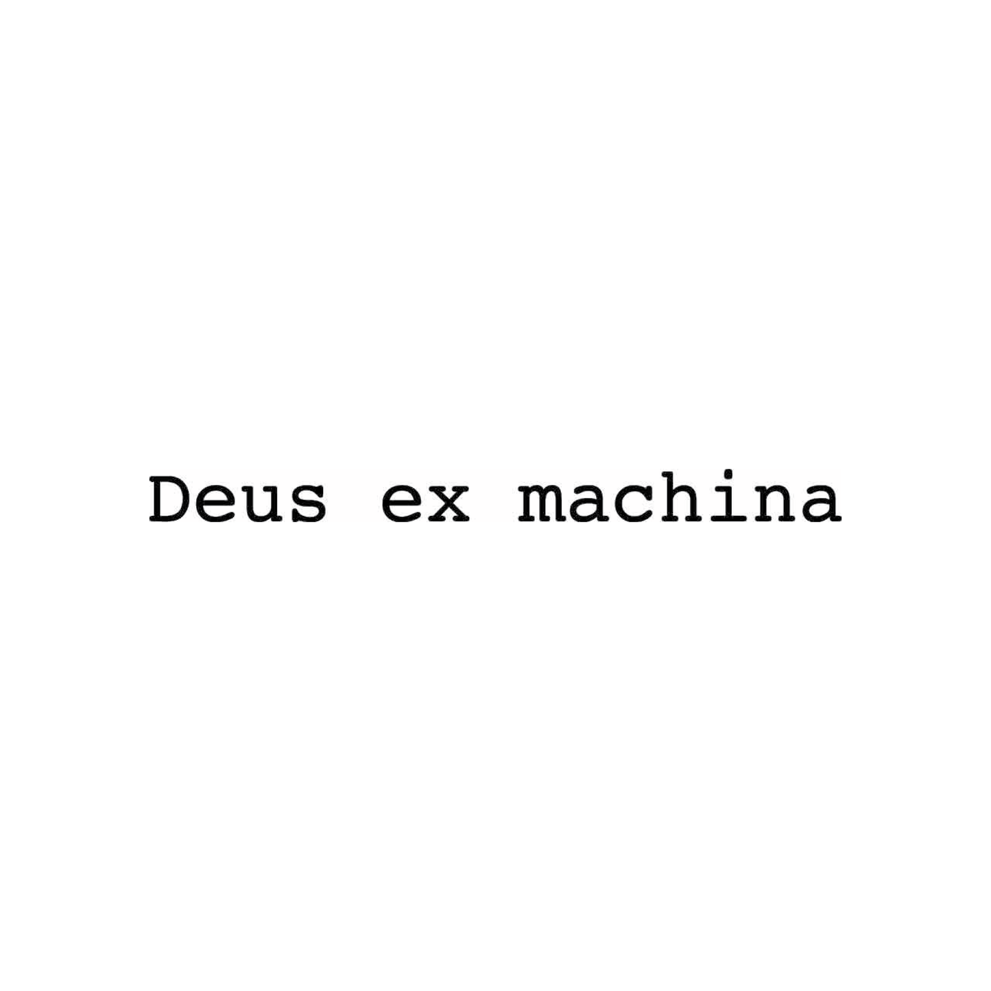 God from the machine (set of 2)