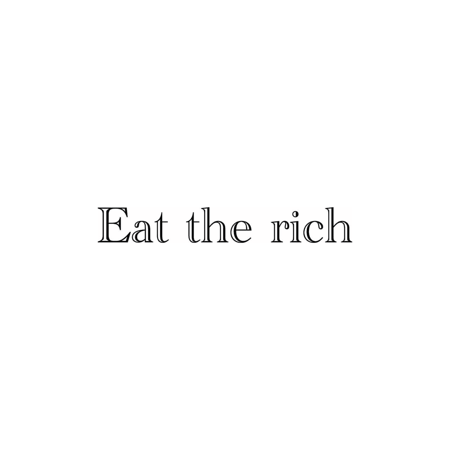 eat the rich (set of 2)