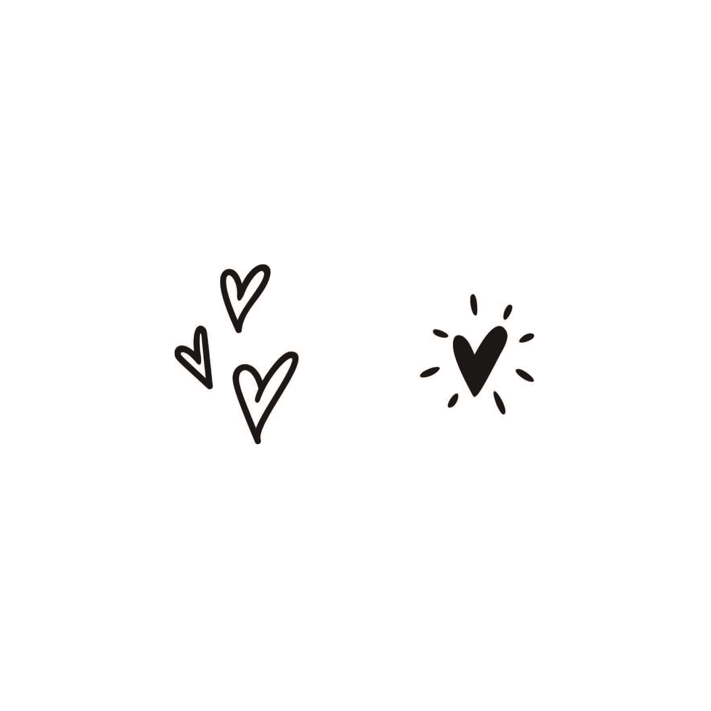 sweethearts (2 sets of 2)