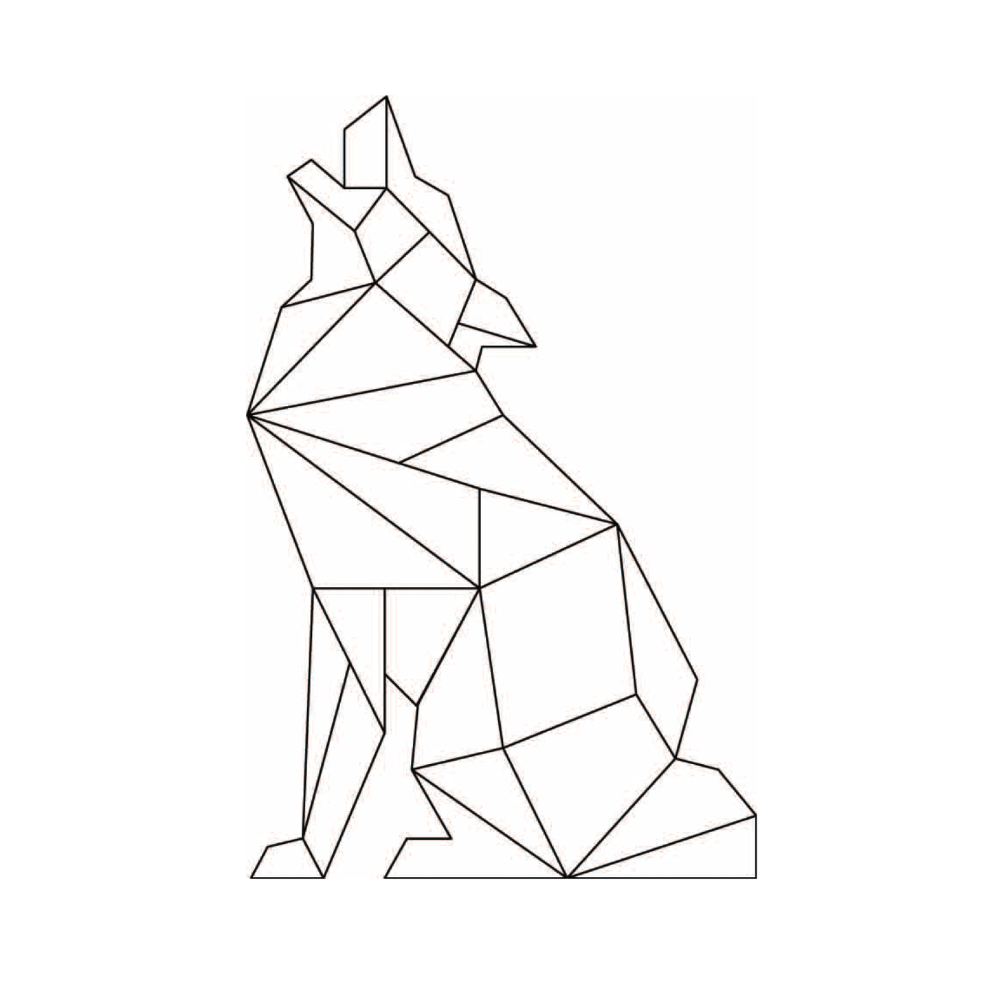 howl at the moon (set of 2)