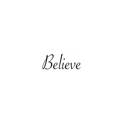 believe (set of 2)