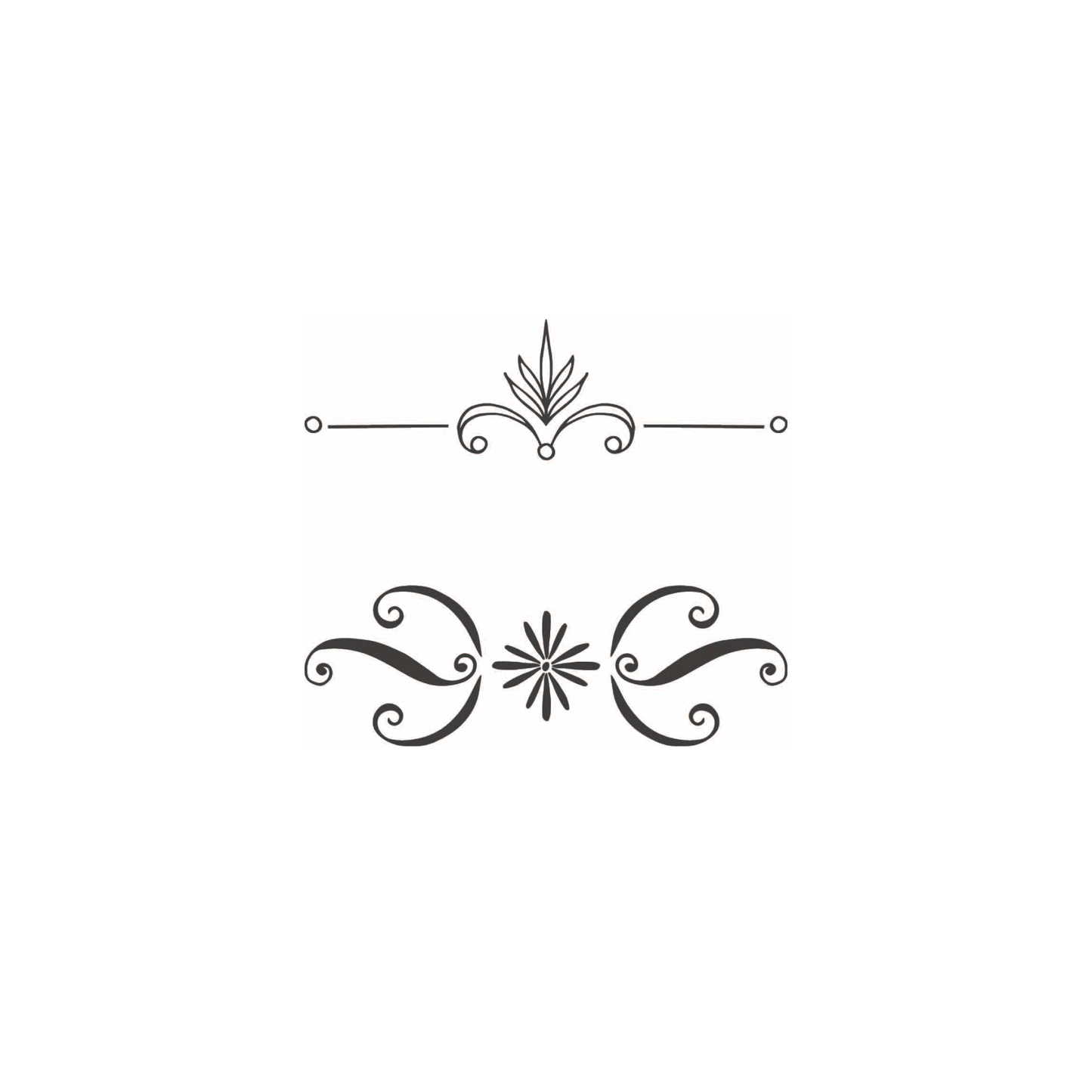 roman rings (2 sets of two)